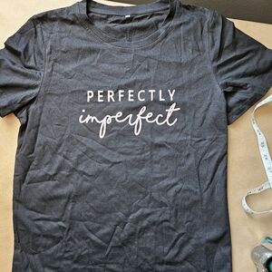 Women's size small t-shirt perfectly imperfect nwot